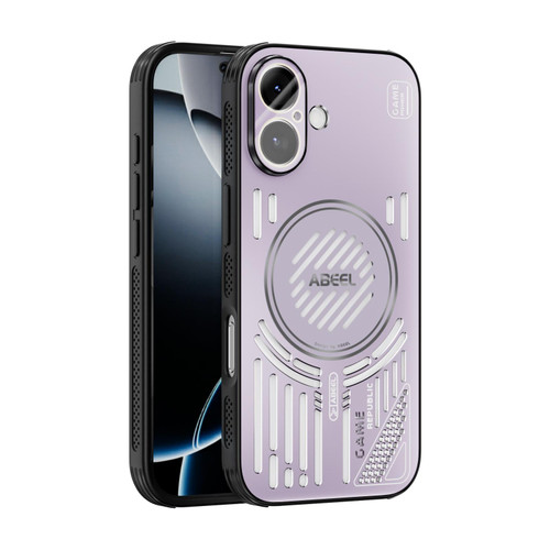 iPhone 17 ABEEL Ice Fox Series Magsafe Heat Sink Cooling Phone Case - Pink Purple
