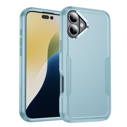 iPhone 17 Commuter Shockproof TPU + PC Phone Case - Grey Green