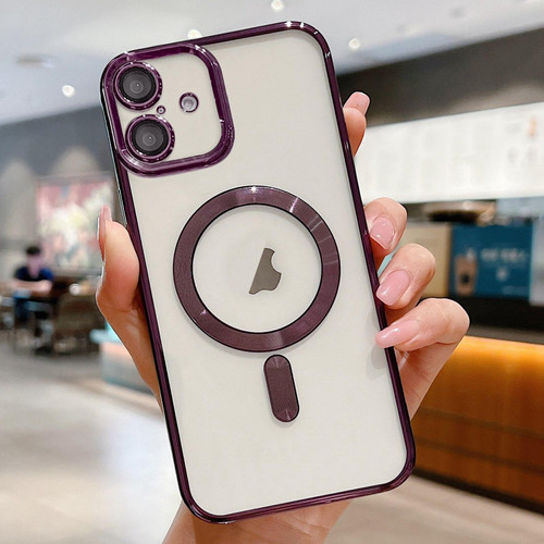 iPhone 17 Electroplating MagSafe Phone Case - Dark Purple