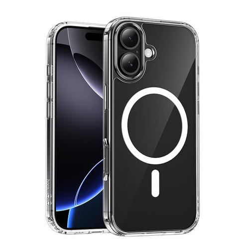 iPhone 17 hoco MagSafe Magnetic Series Airbag Shockproof Phone Case - Transparent iPhone 17 hoco MagSafe Magnetic Series Airbag Shockproof Phone Case - Transparent