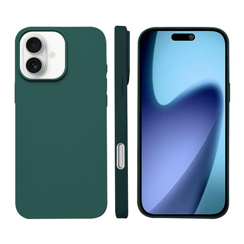 iPhone 17 Liquid Silicone Phone MagSafe Case - Dark Green