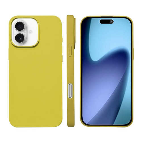 iPhone 17 Pro Max Liquid Silicone Phone MagSafe Case - Yellow
