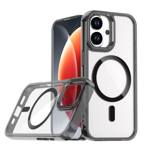 iPhone 17 MagSafe Magnetic Clear Phone Case - Black