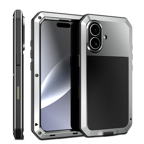 iPhone 17 Shockproof IP54 Life Waterproof Phone Case - Silver