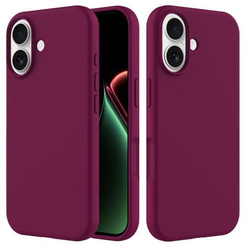 iPhone 17 Solid Color Silicone Phone Case - Violet iPhone 17 Solid Color Silicone Phone Case - Violet