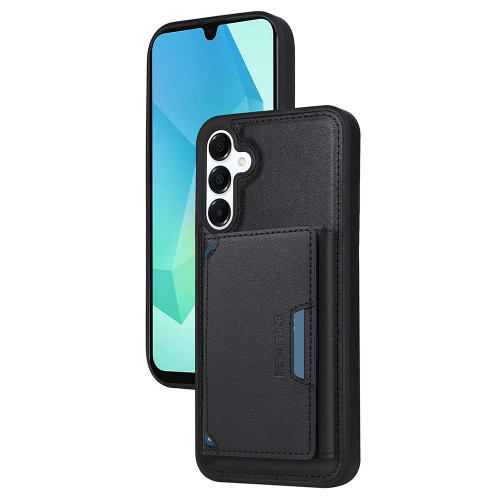 Samsung Galaxy A16 5G BETOPNICE Horizontal Flip Detachable MagSafe Wallet Phone Case - Black
