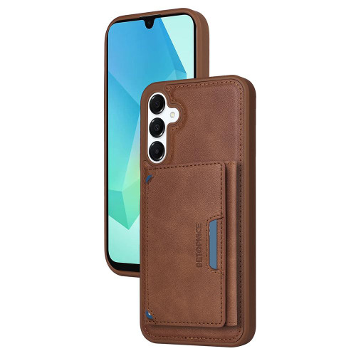 Samsung Galaxy A16 5G BETOPNICE Horizontal Flip Detachable MagSafe Wallet Phone Case - Brown