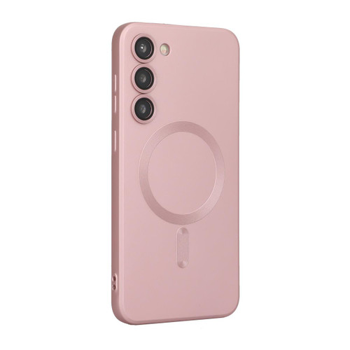 Samsung Galaxy A16 5G ENKAY MagSafe Matte TPU Phone Case with Lens Film - Pink