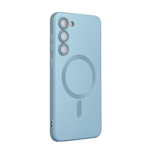 Samsung Galaxy A16 5G ENKAY MagSafe Matte TPU Phone Case with Lens Film - Sierra Blue