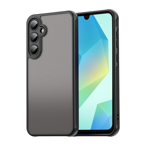 Samsung Galaxy A16 5G Fan Dun Series TPU Hybrid PC Frosted Phone Case - Black