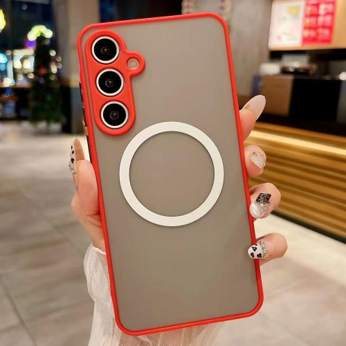 Samsung Galaxy A16 5G Hawkeye Skin Feel MagSafe Phone Case - Red
