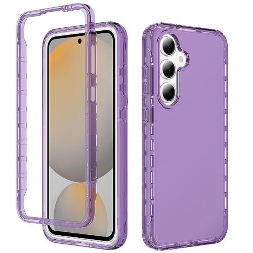 Samsung Galaxy A16 5G Shockproof Clear Gradient PC + TPU Phone Case - Purple