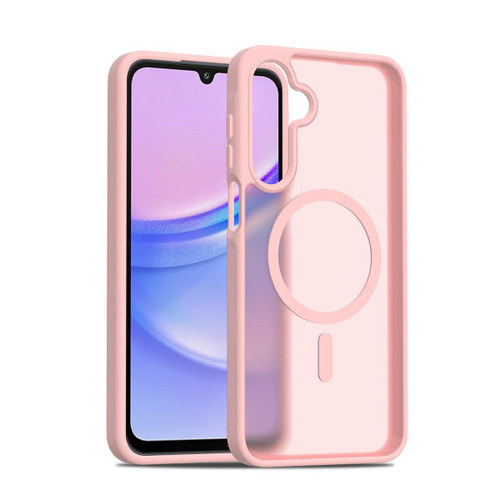 Samsung Galaxy A16 5G Skin Feel TPU Hybrid PC MagSafe Phone Case - Pink Samsung Galaxy A16 5G Skin Feel TPU Hybrid PC MagSafe Phone Case - Pink