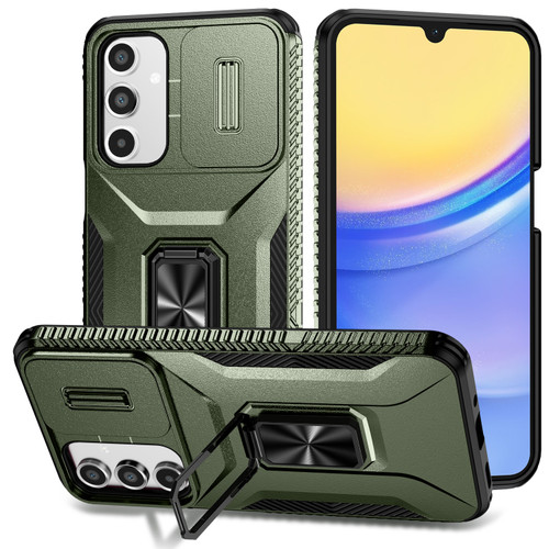 Samsung Galaxy A16 5G Sliding Camshield Holder Phone Case - Alpine Green