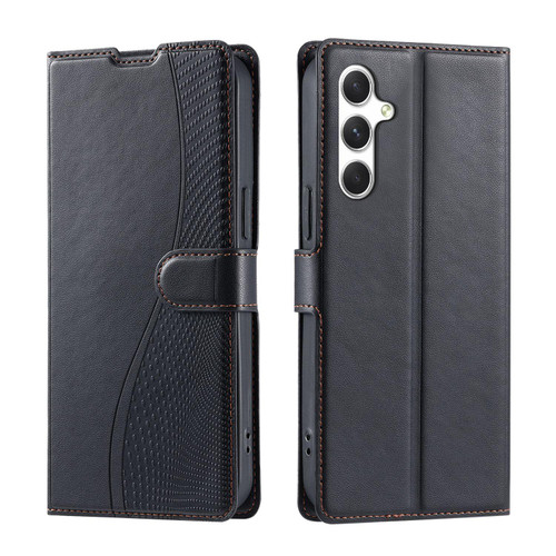 Samsung Galaxy A16 5G Voltage Ultra-thin Dot Leather Phone Case - Black