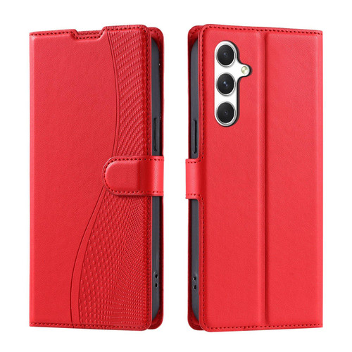 Samsung Galaxy A16 5G Voltage Ultra-thin Dot Leather Phone Case - Red