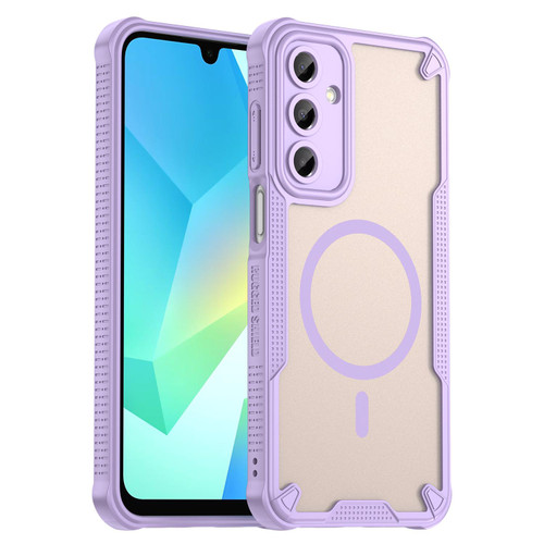 Samsung Galaxy A56 5G Armor Glaze MagSafe Magnetic Phone Case - Purple Samsung Galaxy A56 5G Armor Glaze MagSafe Magnetic Phone Case - Purple