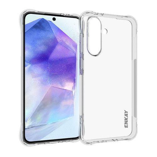 Samsung Galaxy A56 5G ENKAY Hat-Prince Transparent TPU Shockproof Phone Case