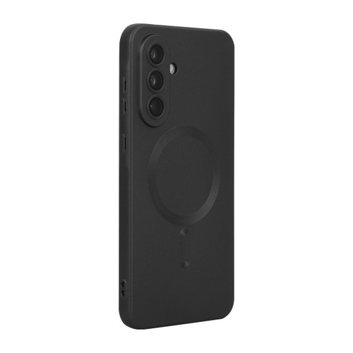 Samsung Galaxy A56 5G ENKAY MagSafe Matte TPU Phone Case with Lens Film - Black Samsung Galaxy A56 5G ENKAY MagSafe Matte TPU Phone Case with Lens Film - Black