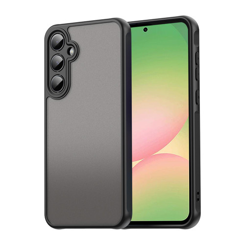 Samsung Galaxy A56 5G Fan Dun Series TPU Hybrid PC Frosted Phone Case - Black