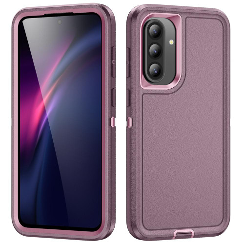 Samsung Galaxy A56 5G Life Water Resistant Rugged Phone Case - Purple + Pink
