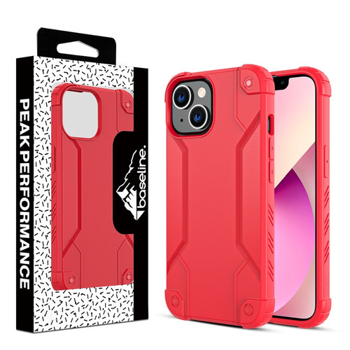 Blaseline Tactile Series Case for Apple iPhone 16e/iPhone 15 / 14 - Red