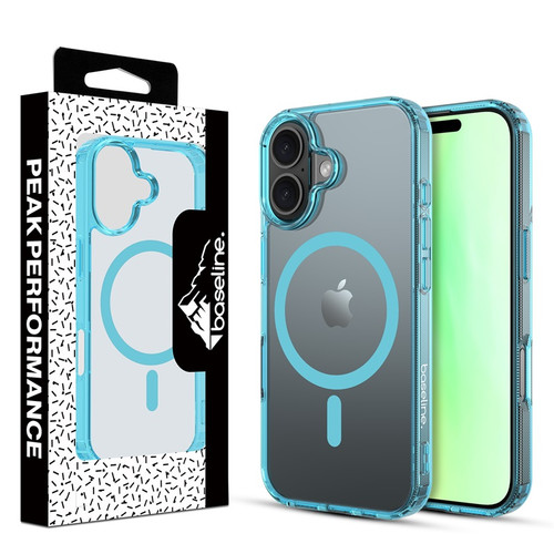 Blaseline Clear Series w/ MagSafe Case for Apple iPhone 17 - Transparent Blue