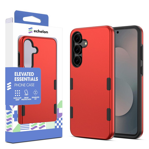 Echelon Bravo Series Case for Samsung Galaxy S25 Fan Edition - Red