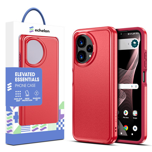 Echelon Intact Series Case for Cricket Icon Plus 2026 - Red
