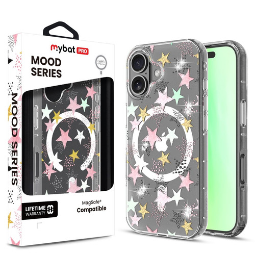 MyBat Pro Mood Series MagSafe Case (with Diamonds) for Apple iPhone 17 - Starstruck MyBat Pro Mood Series MagSafe Case (with Diamonds) for Apple iPhone 17 - Starstruck