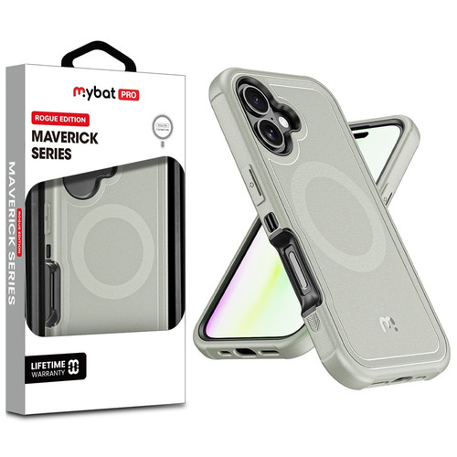 MyBat Pro Maverick Series Rogue Edition MagSafe Case for Apple iPhone 17 - Grey
