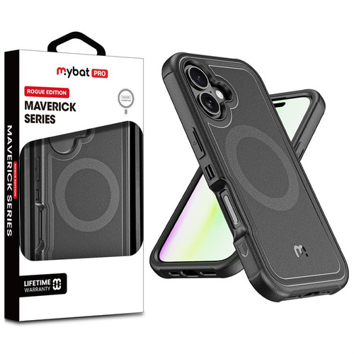 MyBat Pro Maverick Series Rogue Edition MagSafe Case for Apple iPhone 17 - Black