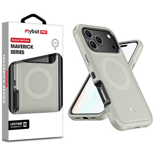 MyBat Pro Maverick Series Rogue Edition MagSafe Case for Apple iPhone 17 Pro - Grey MyBat Pro Maverick Series Rogue Edition MagSafe Case for Apple iPhone 17 Pro - Grey