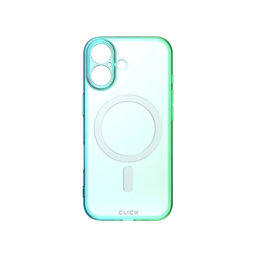 CLICK Clear Ombre MagSafe Series iPhone 17 Case - Yellow Pink