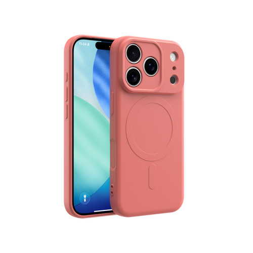 CLICK Slim Silicone MagSafe Series iPhone 17 Pro Case - Orange