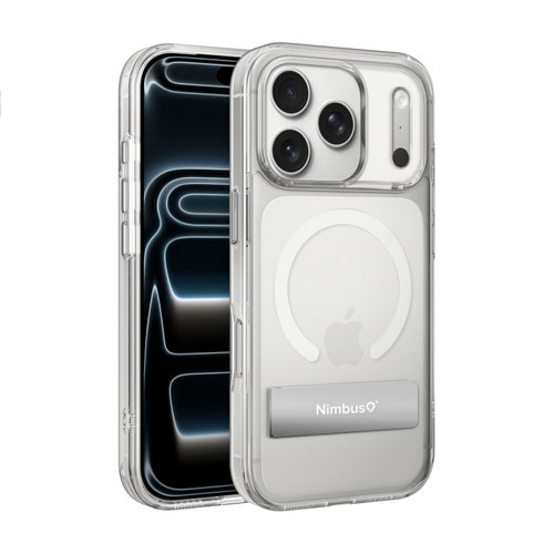 Nimbus9 Aero MagSafe Case for iPhone 17 Pro with Built-In Kickstand - Clear