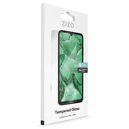 ZIZO TEMPERED GLASS Screen Protector for Cricket Icon Plus 2026