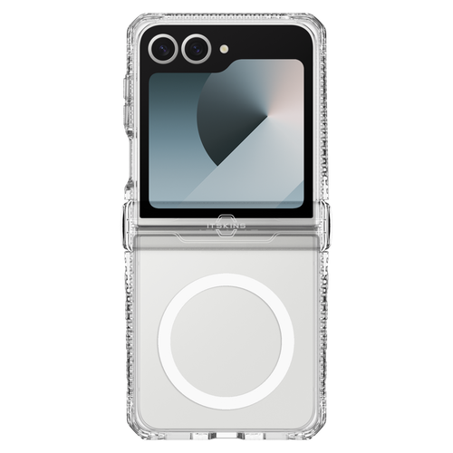 Itskins - Hybridr Clear Hinge Magsafe Case For Samsung Galaxy Z Flip7 - Transparent