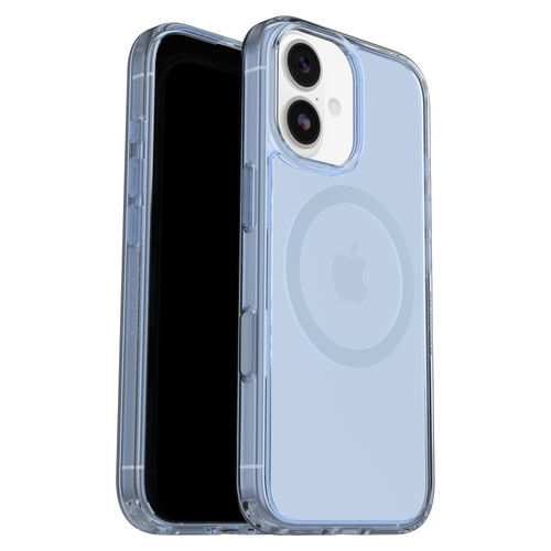Otterbox - Symmetry Clear Magsafe Case with Camera Control for Apple iPhone 17 - Blue Bliss
