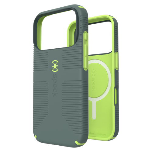 Speck - Candyshell Grip Magsafe Case for Apple iPhone 17 Pro - Neo Drab