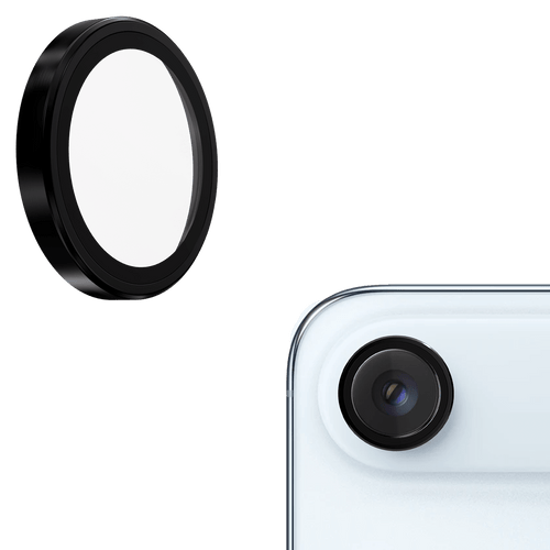 Gadget Guard - Plus 150 Guarantee Camera Glass Lens Protector for Apple iPhone Air - Black