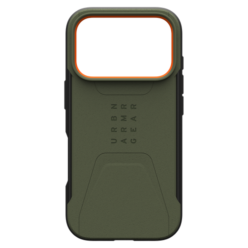 Urban Armor Gear Uag - Civilian Magsafe Case for Apple iPhone 17 Pro - Olive and Orange