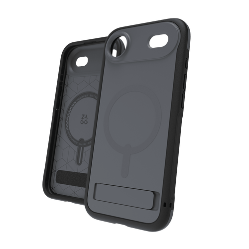 Zagg - Sedona Snap Magsafe Case with Kickstand for Apple iPhone Air - Charcoal