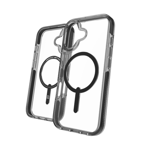 Zagg - Santa Cruz Snap Magsafe Case for Apple iPhone 17 - Jet Black