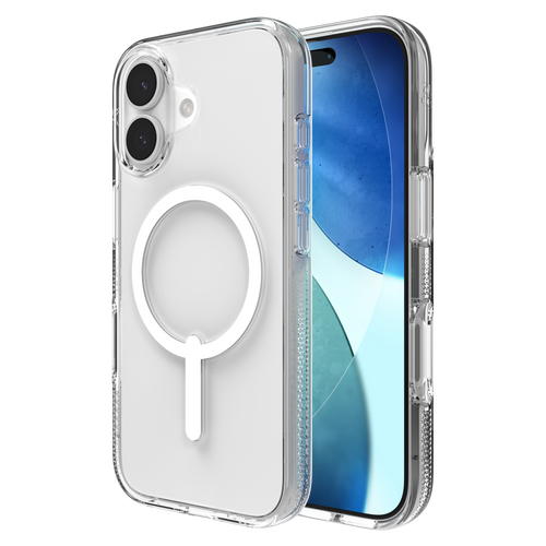Zagg - Crystal Palace Snap Magsafe Case for Apple iPhone 17 - Clear
