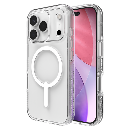 Zagg - Crystal Palace Snap Magsafe Case for Apple iPhone 17 Pro - Clear