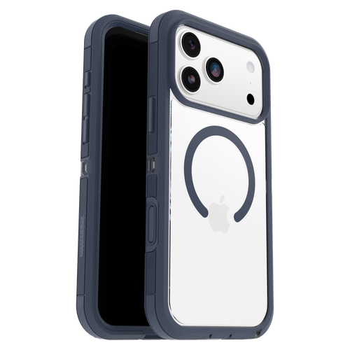 Otterbox - Defender Xt Pro Clear Magsafe Case with Camera Control for Apple iPhone 17 Pro Max - Baby Blue Clear