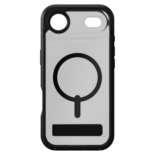 Zagg - Rainier Snap Magsafe Case with Kickstand for Apple iPhone Air - Smoke Black