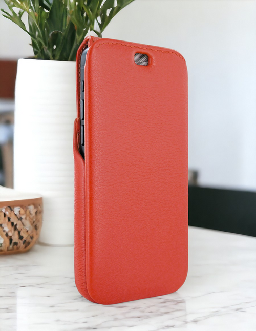 Piel Frama 536 Red iMagnum Leather Case for iPhone 17 Pro