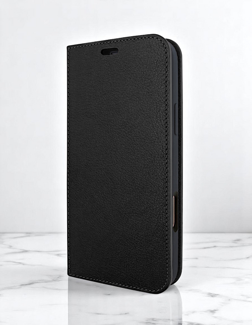 Piel Frama 524 Black FramaSlim Book Style Leather Case for iPhone 17